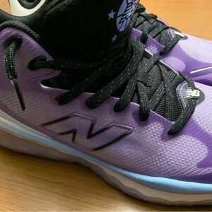 New Balance Black and Purple Sneakers